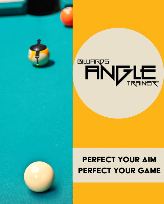 Billiards Angle Trainer - Precision Pool Shot Aiming Aid | Improve Your Pool Skills | Perfect for Beginners & Intermediate Players | USA Made, Veteran-Owned